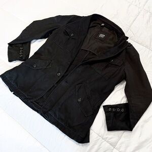 ZARA Military Jacket (Medium | Black)